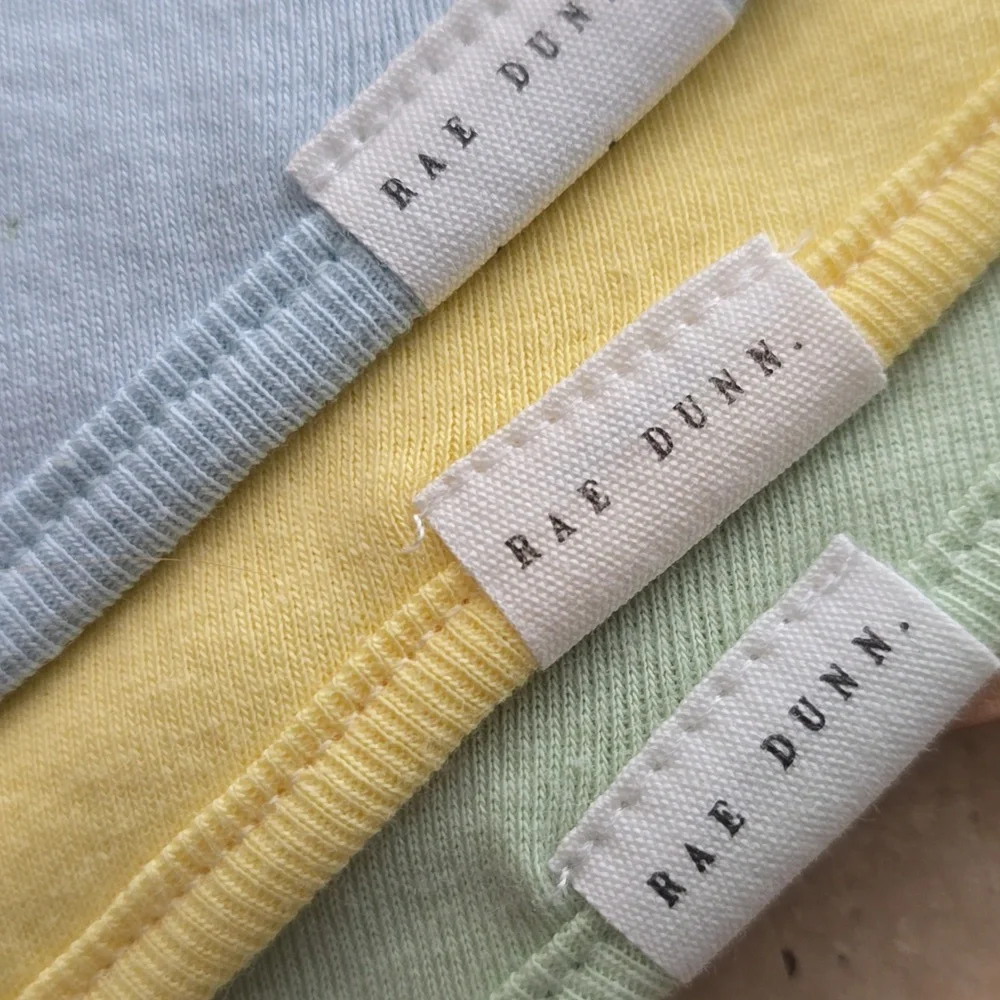 Rae Dunn Baby Bandana Bibs in Pastel Hues 3 Pack Easter
